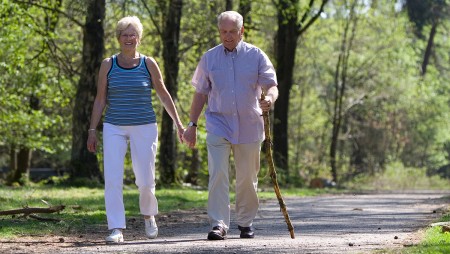 marche à pied personne âgée